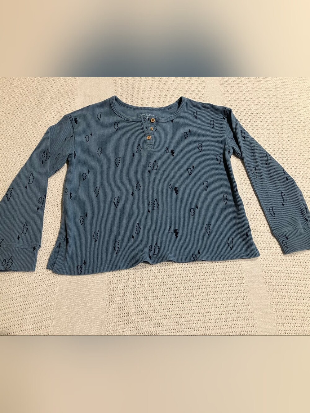 $2 If Bundled. Kids Blue Long-Sleeve Top
